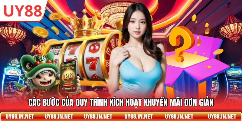 Các bước của quy trình kích hoạt khuyến mãi đơn giản